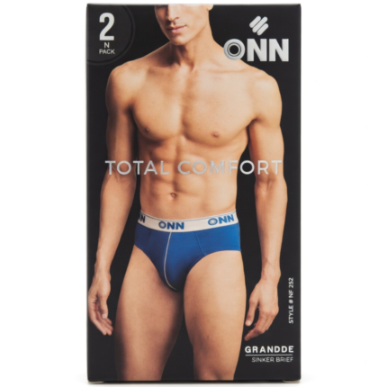Onn Men Brief #252 (Pack Of 2)