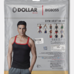 Dollar Bigboss Color Gym Vest For Men (Pack of 2) - Image 3