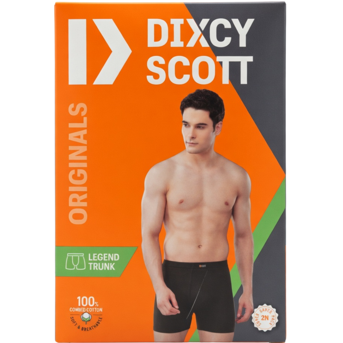 139 Dixcy Scott Legend Mens Trunk (Pack Of 2) - Image 1
