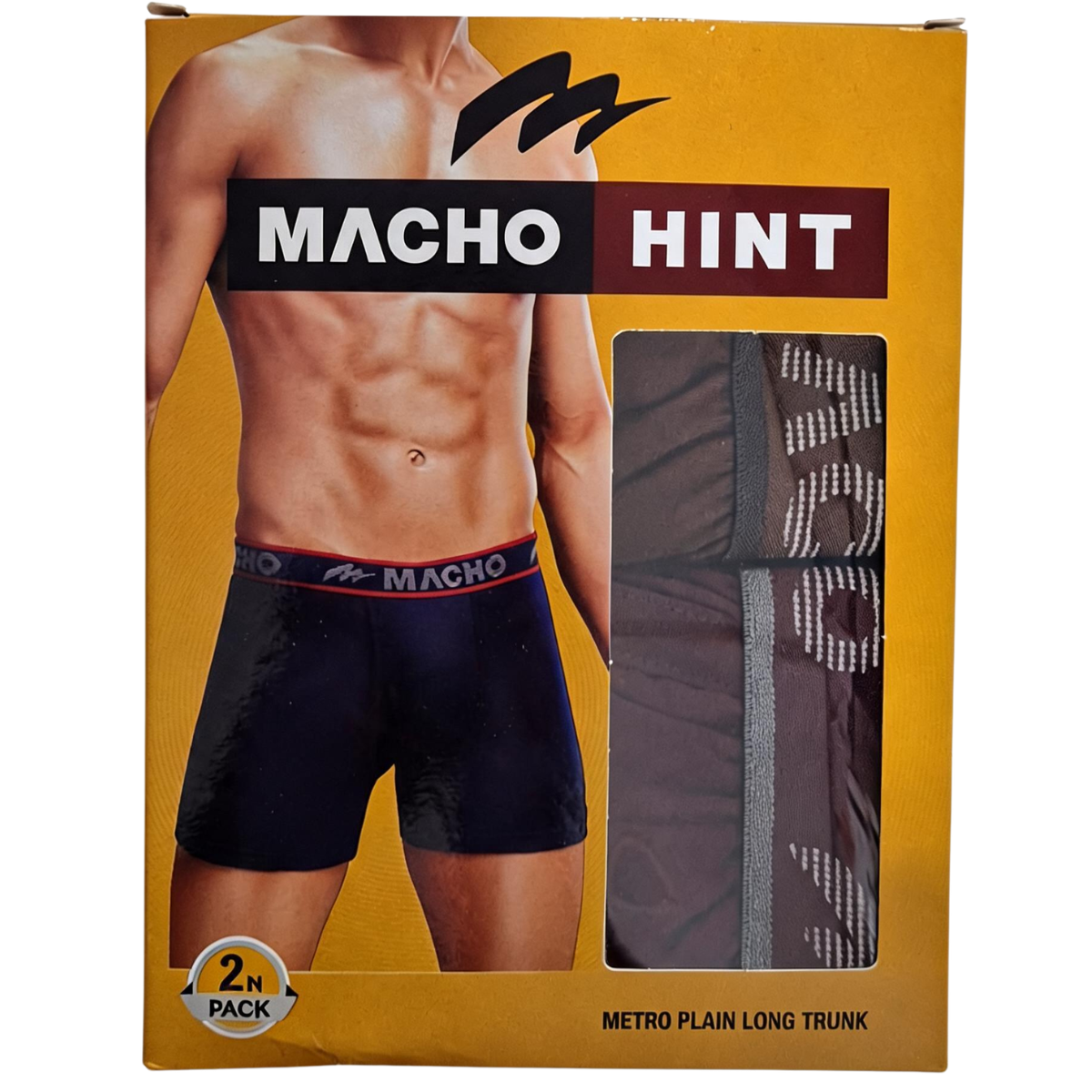 142 Macho Mens Long Trunk (Pack Of 2) - Image 1