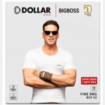 Dollar Bigboss Mens White Vest RNS (Pack Of 2) - Image 2