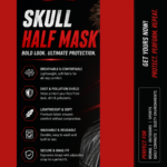 Unisex Half Face Protection Mask - Image 2