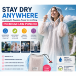 Poncho Raincoat Medium Quality - Image 2