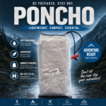 Poncho Raincoat Medium Quality - Image 3