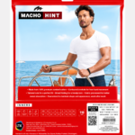 Macho Hint Plain White RNS Vest For Mens (Pack Of 2) - Image 2