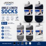 Jockey Mens Short Socks Thick #7036 - Image 2
