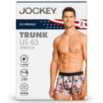 Jockey USA Orignal Printed Mens Trunk #US63