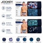 Jockey USA Orignal Printed Mens Trunk #US63 - Image 3