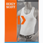 Dixcy Scott Mens White Vest (Pack Of 2) - Image 3