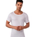 Dixcy Scott Mens White RNS Vest (Pack Of 2) - Image 3