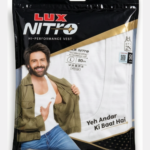Lux Nitro Mens White Vest (Pack of 2)