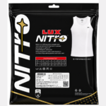 Lux Nitro Mens White Vest (Pack of 2) - Image 3