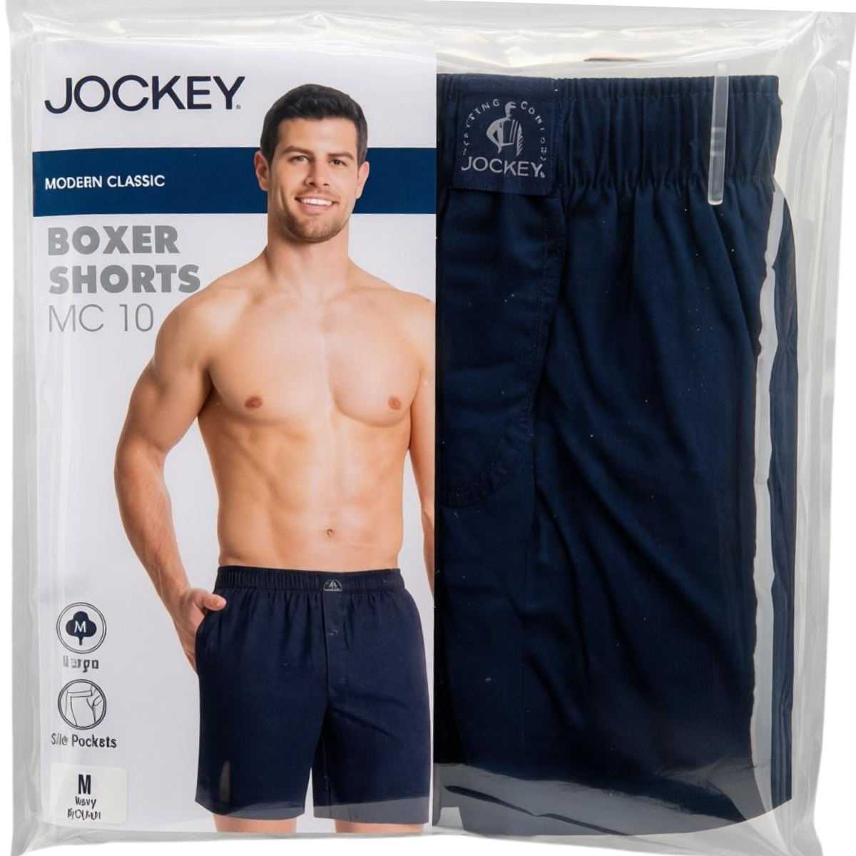 94 Jockey Mens Plain Boxer Shorts - Image 1